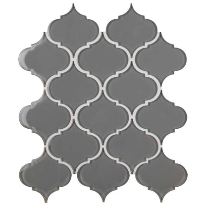 MSI Pebble Arabesque Glass Mosaic Tile 10.43"x12.28"