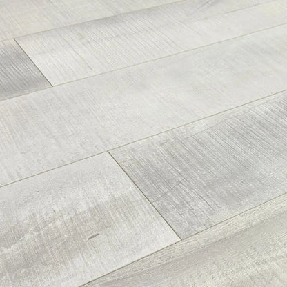 Perfect White Embossed Matte 7.75"x48" Waterproof Laminate Flooring 14mm - Sum