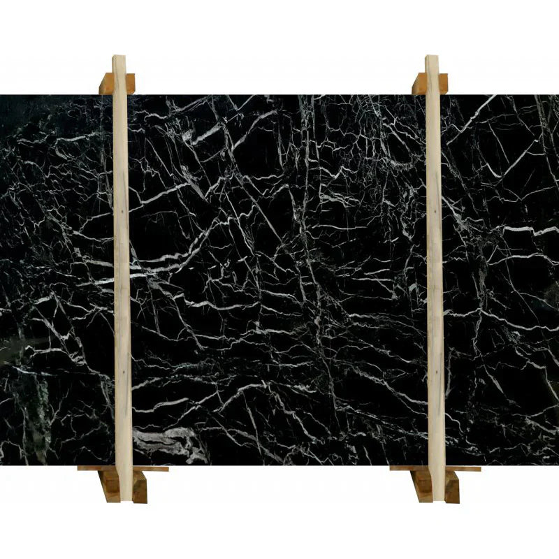 Petroleum Green Bookmatching Polished Marble Slab