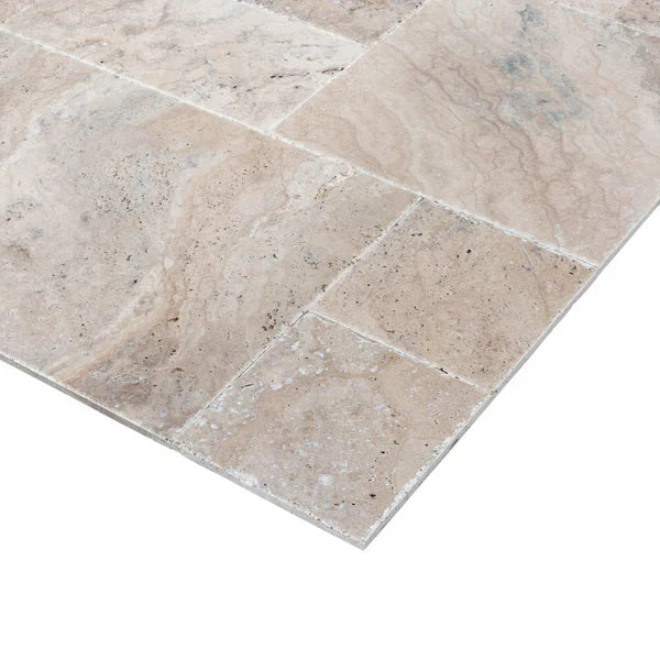 Philadelphia Antique French Pattern Set Travertine Tile - Full TruckLoad