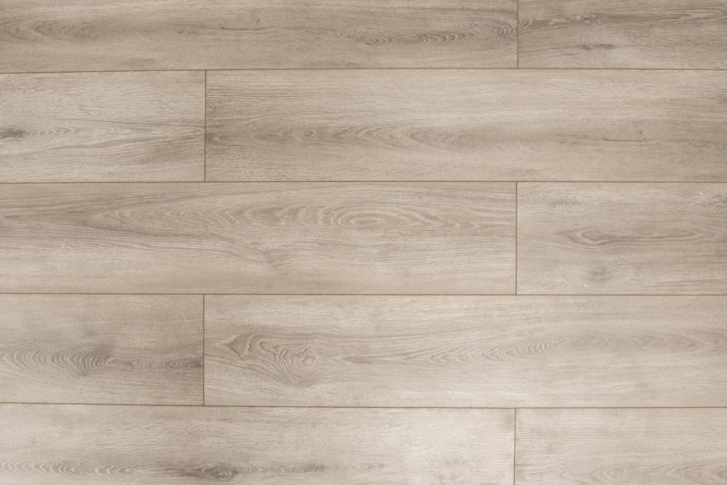 Platinum Embossed 8"x48" Laminate Flooring 12mm - Taupe Silver