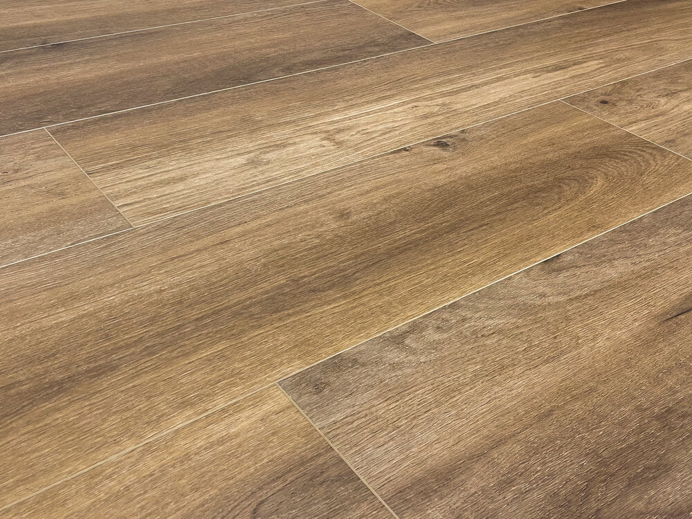 Poligon SPC Textured/EIR 9"x60" Vinyl Flooring 8mm - Kora Walnut