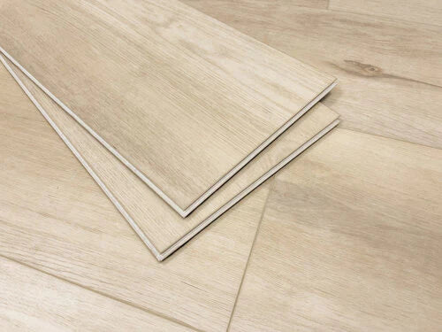 Poligon SPC Textured/EIR 9"x60" Vinyl Flooring 8mm - White Town