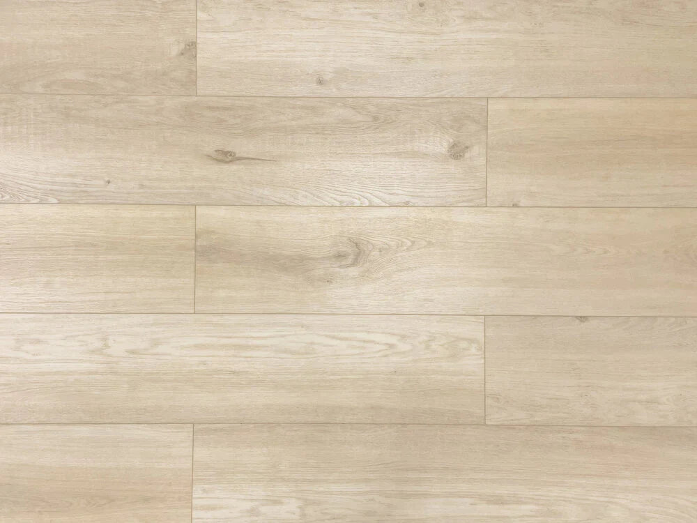 Poligon SPC Textured/EIR 9"x60" Vinyl Flooring 8mm - White Town