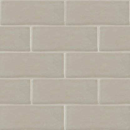 MSI Portico Pearl Glazed Handcrafted Ceramic Subway Tile 4"x12"