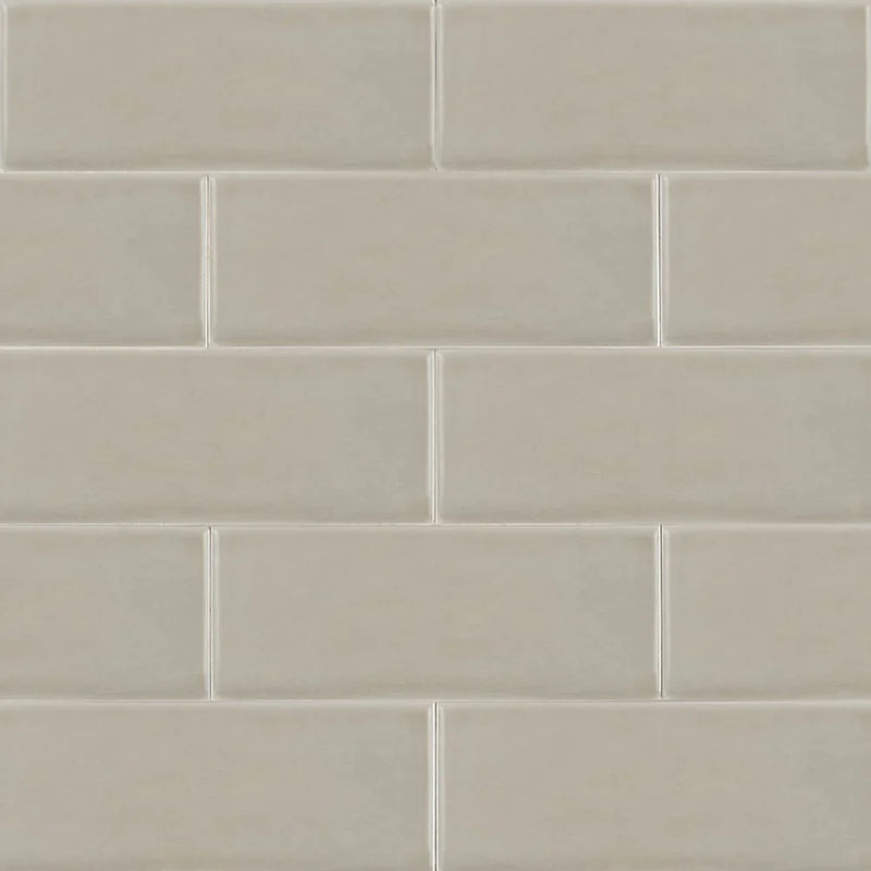 MSI Portico Pearl Glazed Handcrafted Ceramic Subway Tile 4"x12"