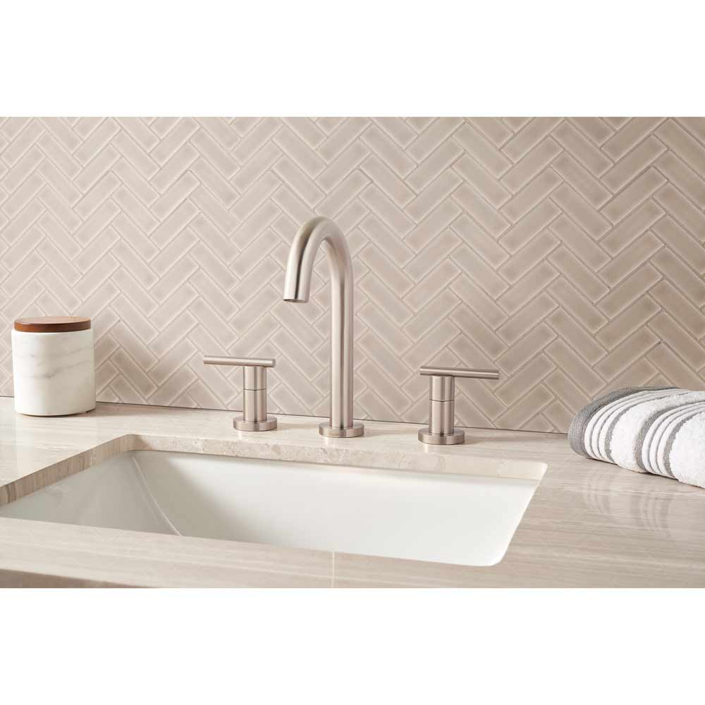 MSI Portico Pearl Herringbone Ceramic Mosaic Tile 11.3"x12.56"