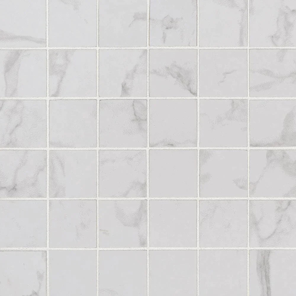 MSI Carrara Porcelain Mosaic Wall and Floor Tile 2"x2" - Praia Collection