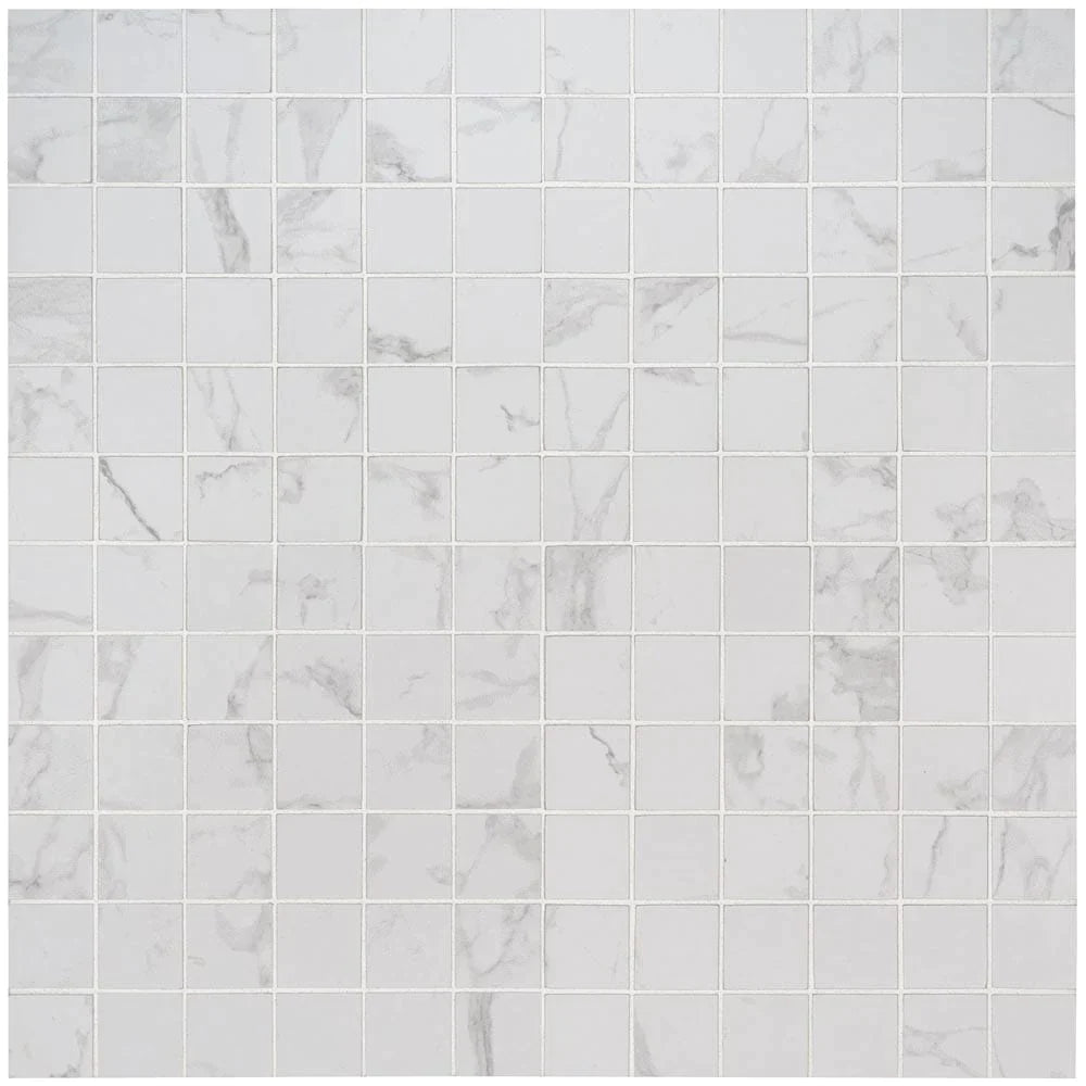 MSI Carrara Porcelain Mosaic Wall and Floor Tile 2"x2" - Praia Collection