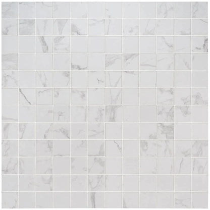 MSI Carrara Porcelain Mosaic Wall and Floor Tile 2"x2" - Praia Collection