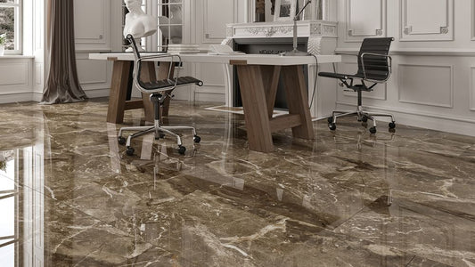 Qua Crown Glossy Rectified Wall and Floor Porcelain Tile