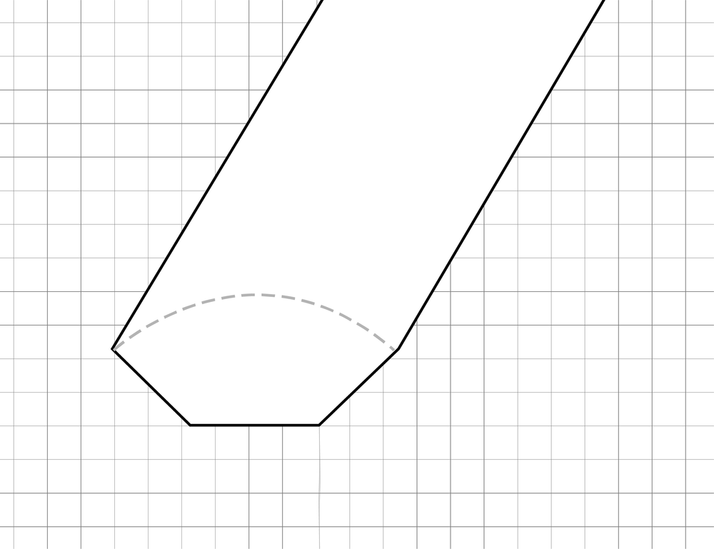 Vinyl Quarter Round Molding - 8 linear ft