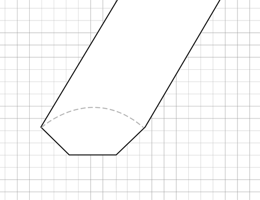 Vinyl Quarter Round Molding - 8 linear ft