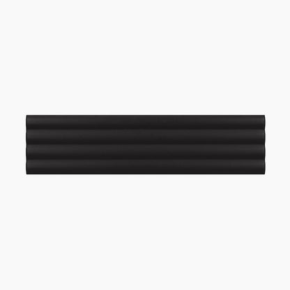 Black 2x8 Matte Ceramic Subway Deco Tile (38 pack, 4.1 sq ft/case)