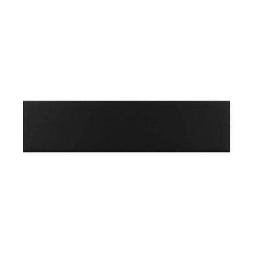 Black 2x8 Matte Ceramic Subway Tile (60 pack, 6.46 sq ft/case)