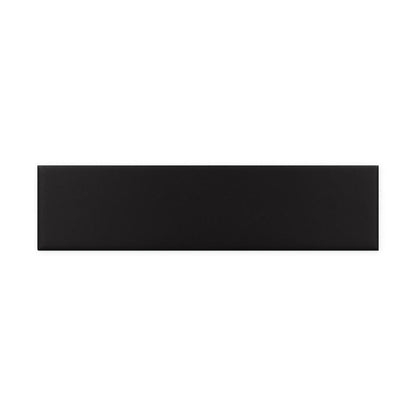 Black 2x8 Matte Ceramic Subway Tile (60 pack, 6.46 sq ft/case)