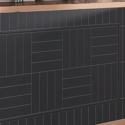 Black 2x8 Matte Ceramic Subway Tile (60 pack, 6.46 sq ft/case)