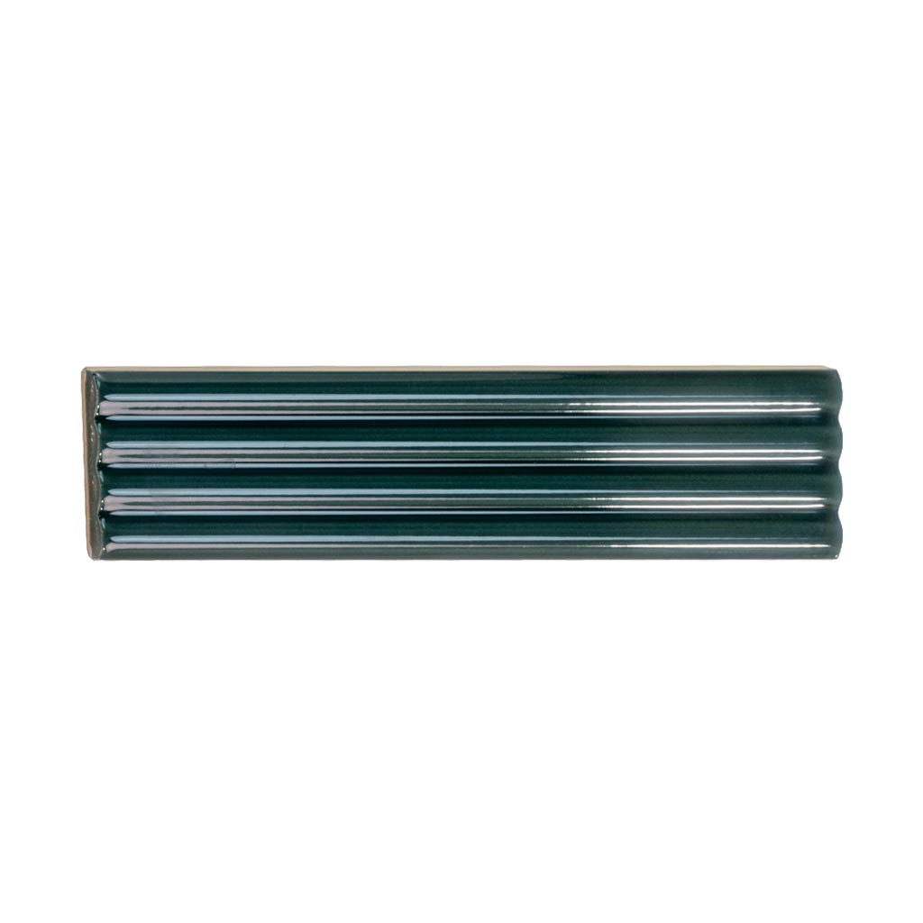 Green 2x8 Glossy Ceramic Subway Deco Tile (38 pack, 4.09 sq ft/case)