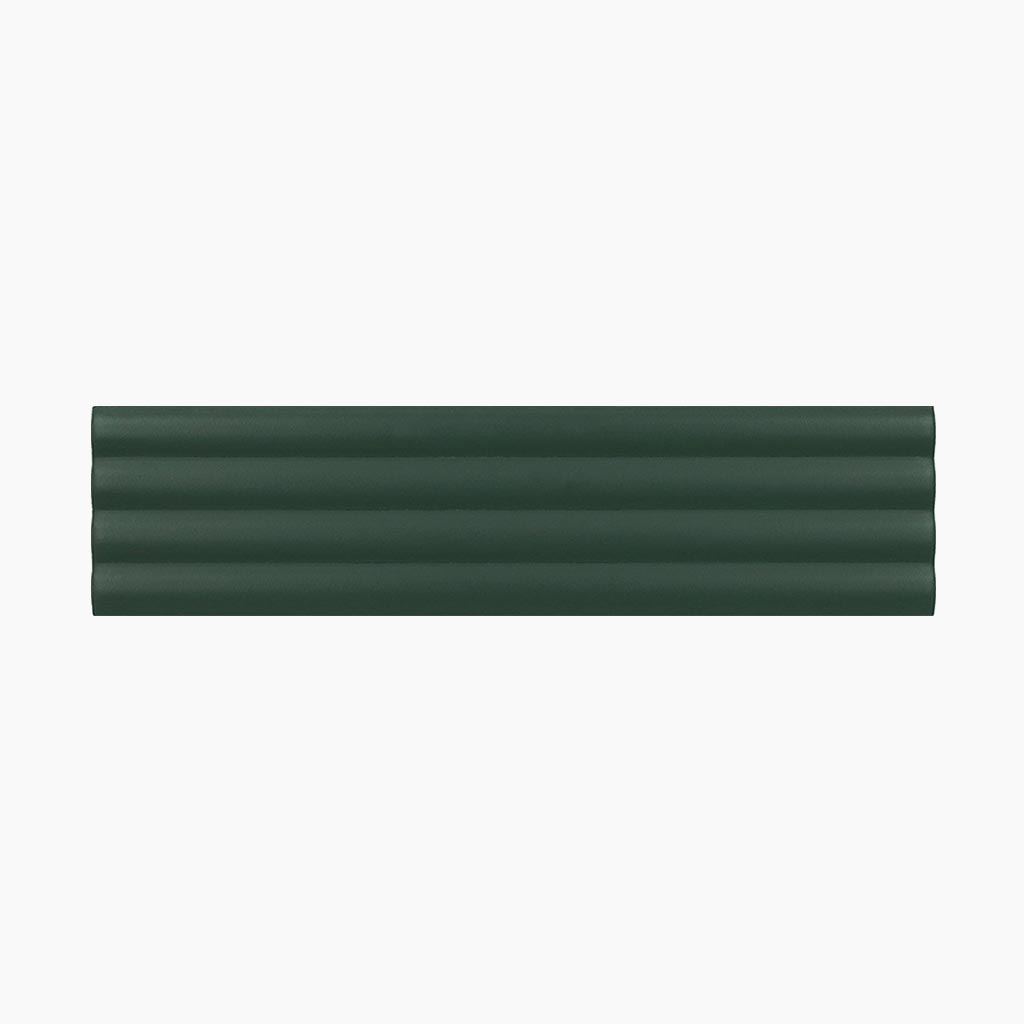 Green 2x8 Matte Ceramic Subway Deco Tile (42 pack, 4.52 sq ft/case)