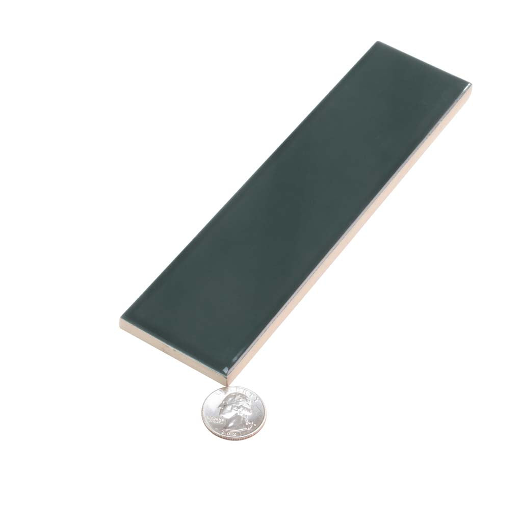 Green 2x8 Glossy Ceramic Subway Tile (60 pack, 6.48 sq ft/case)