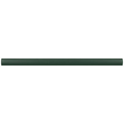 Green 0.5x8 Matte Ceramic Pencil Tile Trim (10 pack, 0.3 sq ft/case)