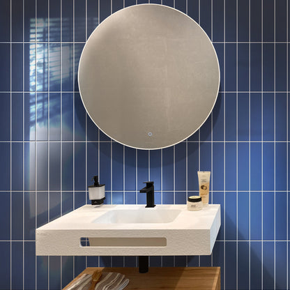 Blue 2x8 Glossy Ceramic Subway Tile (60 pack, 6.48 sq ft/case) - Sample