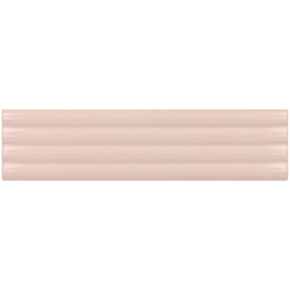 Pink 2x8 Glossy Ceramic Subway Deco Tile (38 pack, 4.09 sq ft/case)