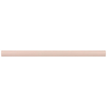 Pink 0.5x8 Matte Ceramic Pencil Tile Trim (10 pack, 0.3 sq ft/case)