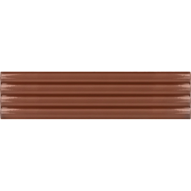 Red 2x8 Glossy Ceramic Subway Deco Tile (38 pack, 4.09 sq ft/case)
