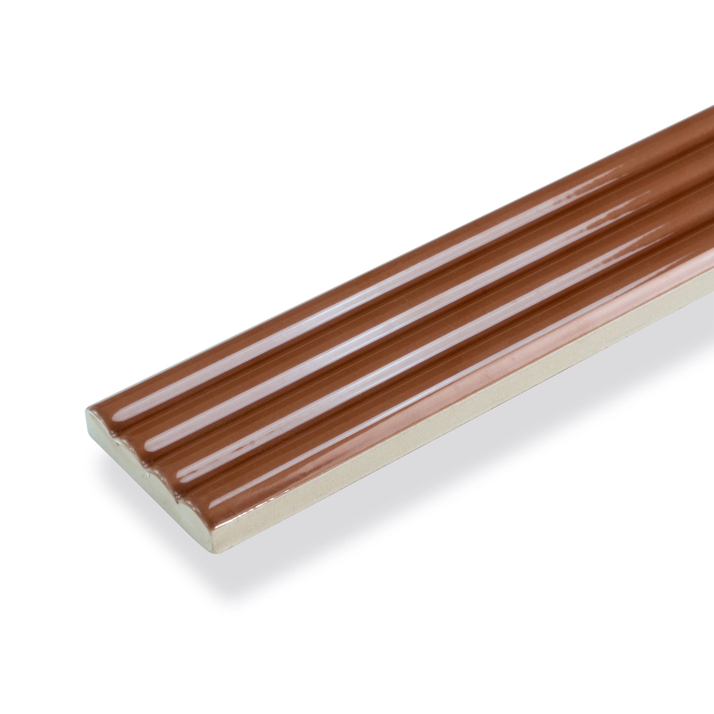 Red 2x8 Glossy Ceramic Subway Deco Tile (38 pack, 4.09 sq ft/case)