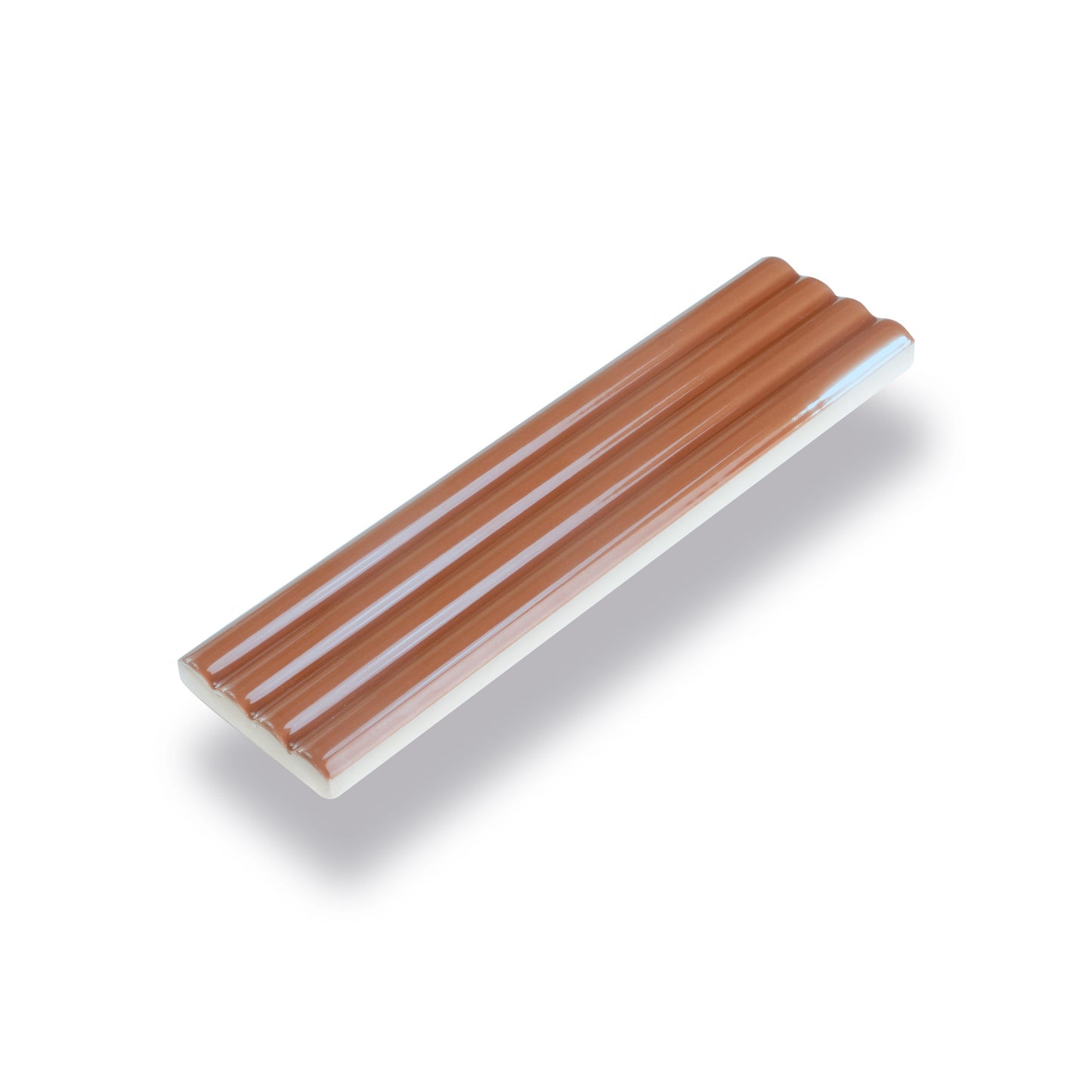 Red 2x8 Glossy Ceramic Subway Deco Tile (38 pack, 4.09 sq ft/case)