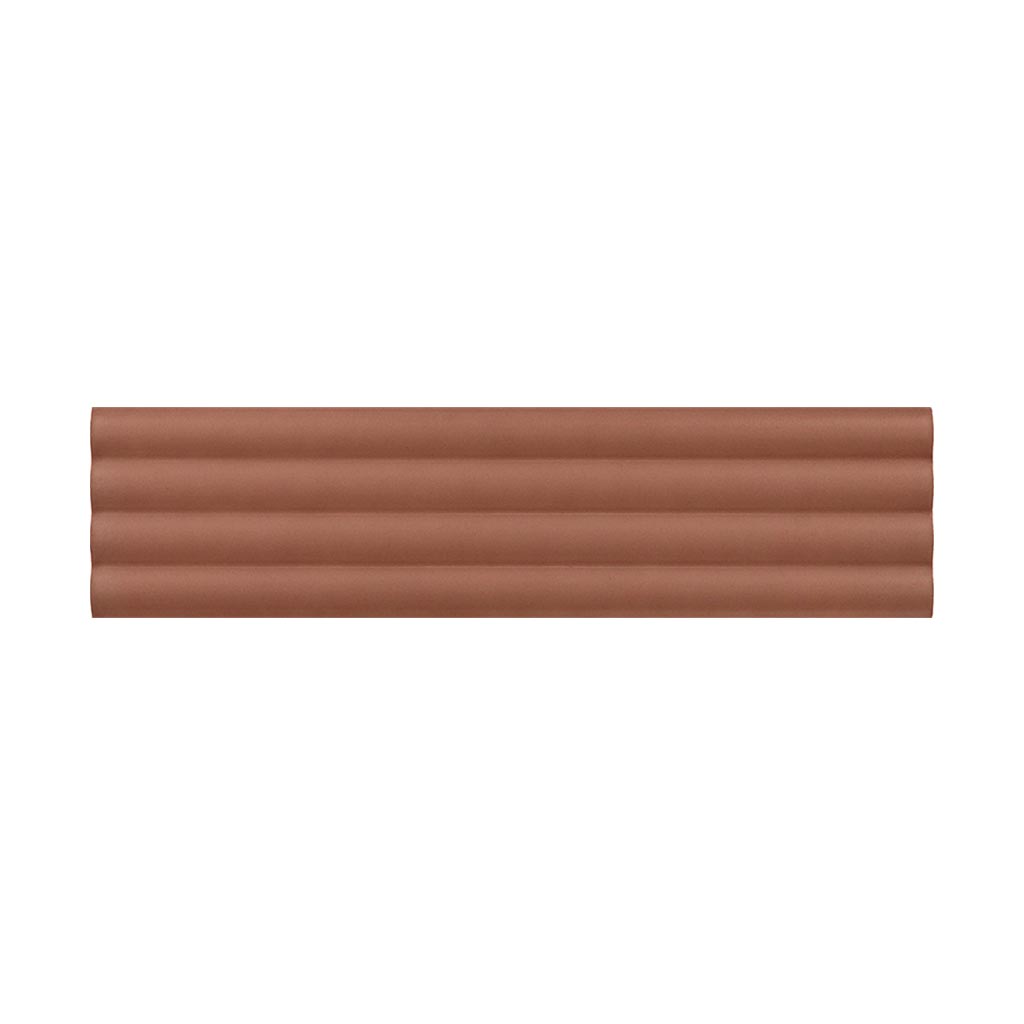 Red 2x8 Matte Ceramic Subway Deco Tile (42 pack, 4.54 sq ft/case)
