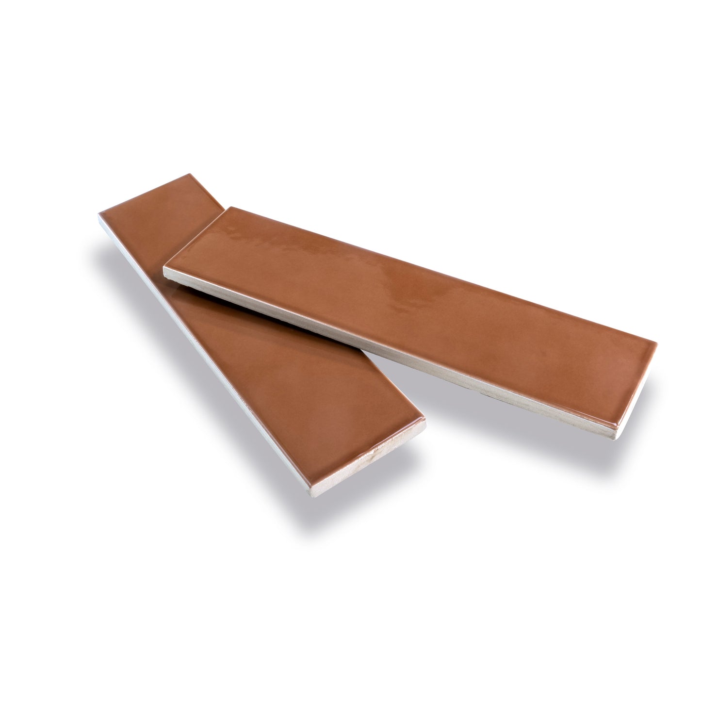 Red 2x8 Glossy Ceramic Subway Tile (50 pack, 5.38 sq ft/case) - Sample