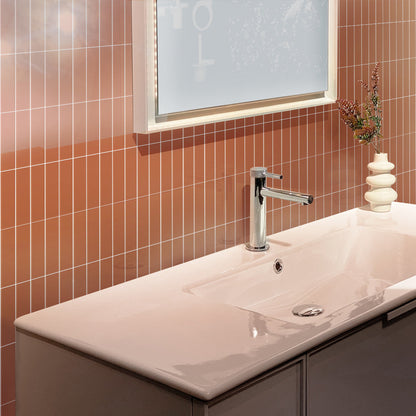 Red 2x8 Glossy Ceramic Subway Tile (50 pack, 5.38 sq ft/case) - Sample