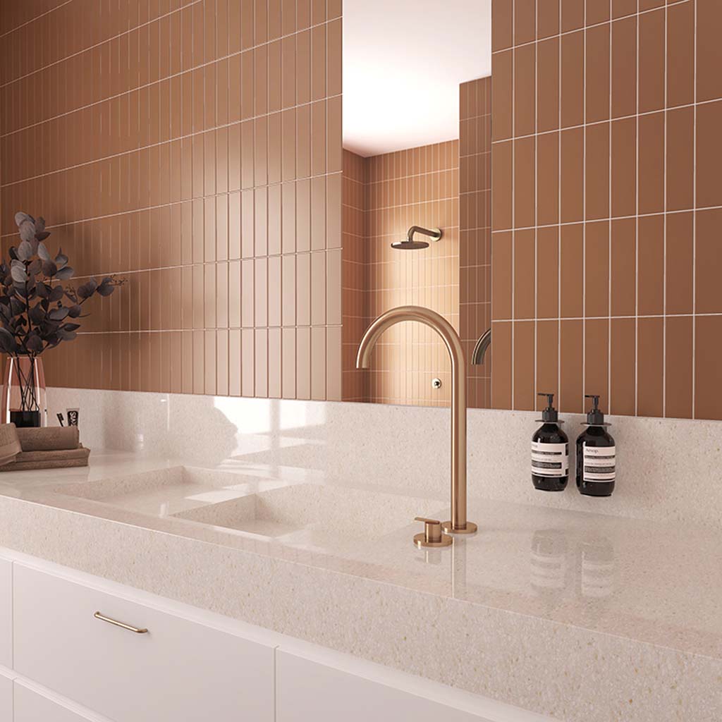 Arte 1.97 in. x 7.87 in. Matte Red Ceramic Subway Wall and Floor Tile (60 pack, 6.46 sq. ft./case)