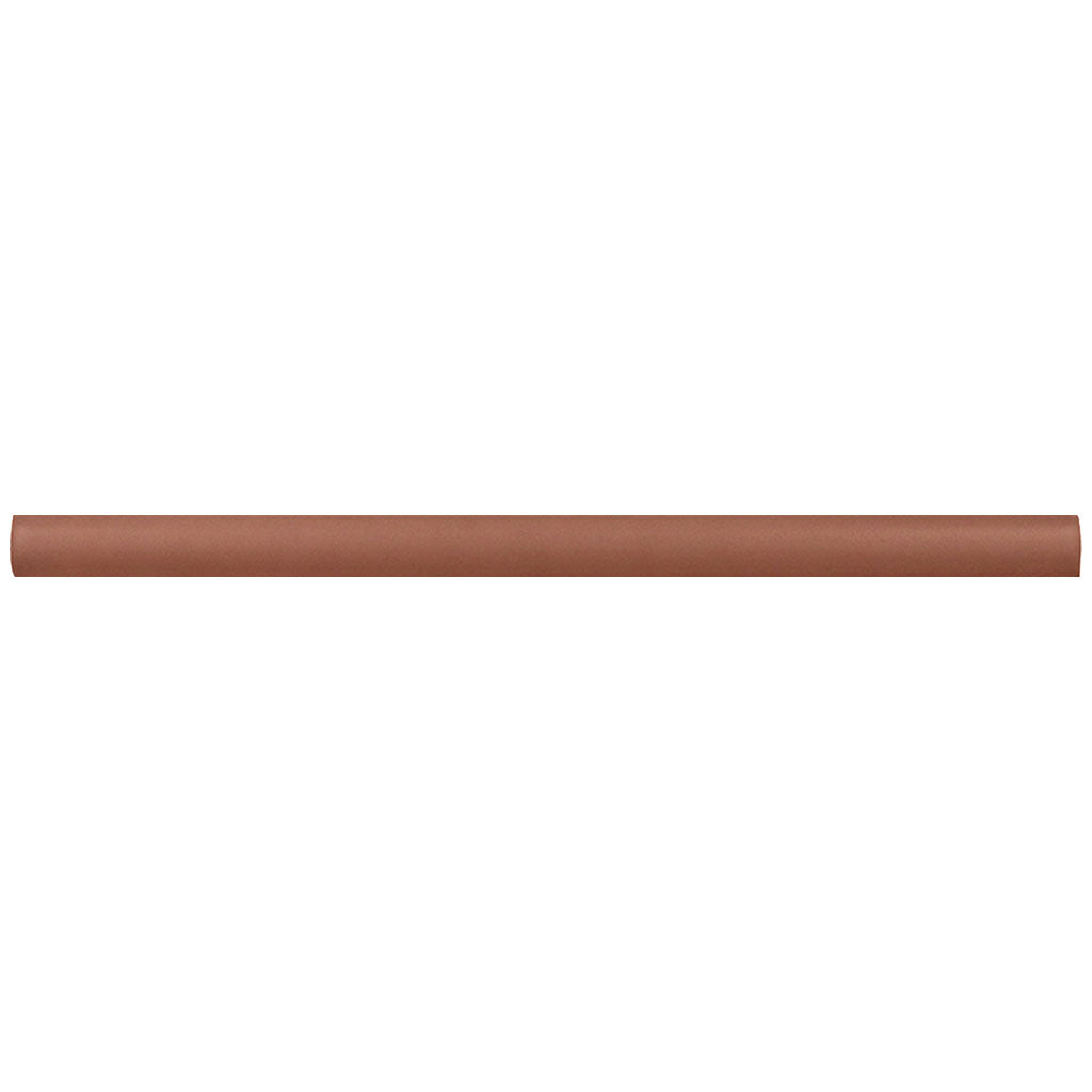Red 0.5x8 Matte Ceramic Pencil Tile Trim (10 pack, 0.3 sq ft/case)