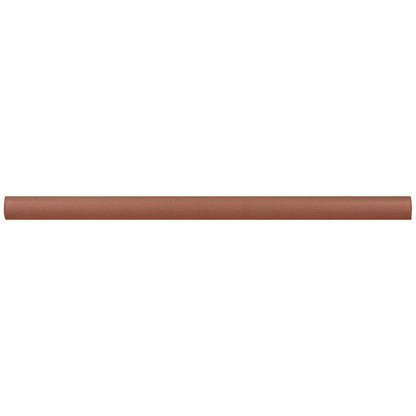 Red 0.5x8 Matte Ceramic Pencil Tile Trim (10 pack, 0.3 sq ft/case) - Sample