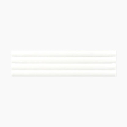 White 2x8 Glossy Ceramic Subway Deco Tile (42 pack, 6.48 sq ft/case) - Sample