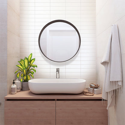 White 2x8 Matte Ceramic Subway Deco Tile (38 pack, 4.1 sq ft/case)