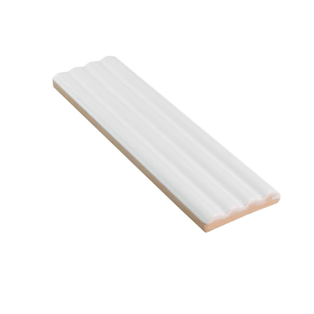 White 2x8 Matte Ceramic Subway Deco Tile (38 pack, 4.1 sq ft/case)