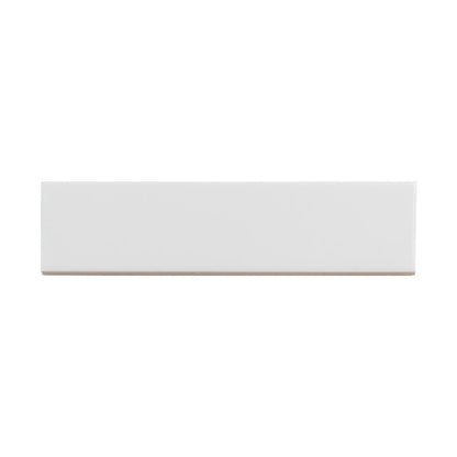 White 2x8 Matte Ceramic Subway Tile (60 pack, 6.46 sq ft/case)