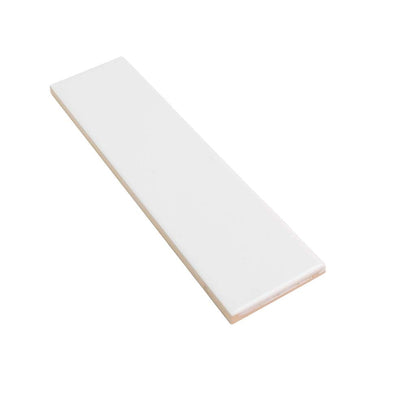 White 2x8 Matte Ceramic Subway Tile (50 pack, 5.4 sq ft/case) - Sample