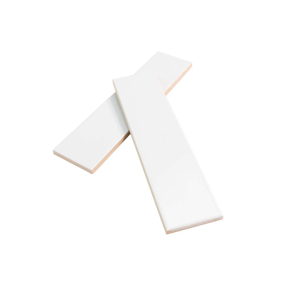 White 2x8 Matte Ceramic Subway Tile (50 pack, 5.4 sq ft/case) - Sample