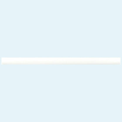 White 0.5x8 Glossy Ceramic Pencil Tile Trim (10 pack, 0.3 sq ft/case)