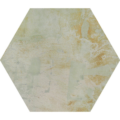 Moss Green 10x11 Natural Hexagon Porcelain Large Format Tile (17 pack, 10.06 sq ft/case)