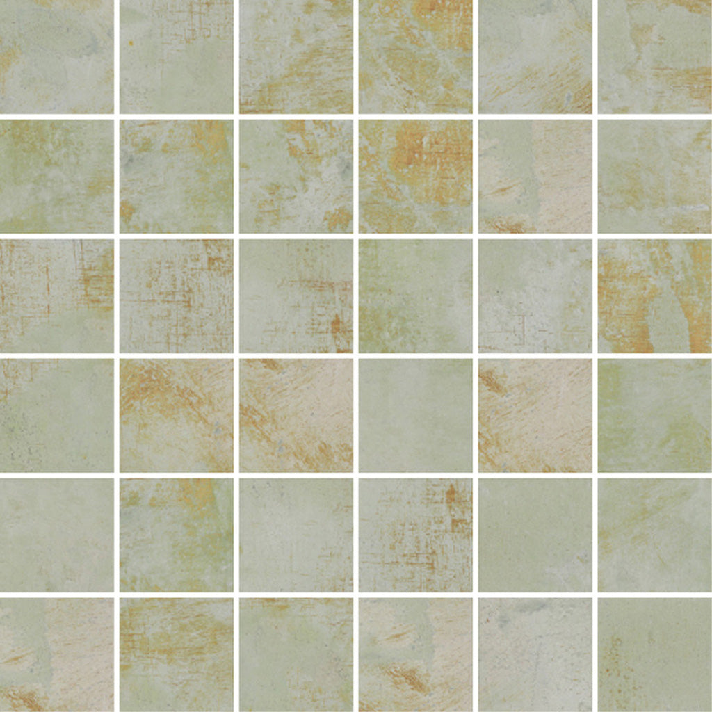 Moss Green 12x12 Natural Uniform Square Porcelain Mosaic Tile (8 pack, 7.62 sq ft/case) - Sample