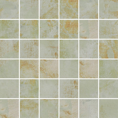 Moss Green 12x12 Natural Uniform Square Porcelain Mosaic Tile (8 pack, 7.62 sq ft/case) - Sample