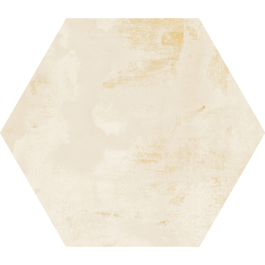 Light Beige 10x11 Natural Hexagon Porcelain Large Format Tile (17 pack, 10.06 sq ft/case) - Sample