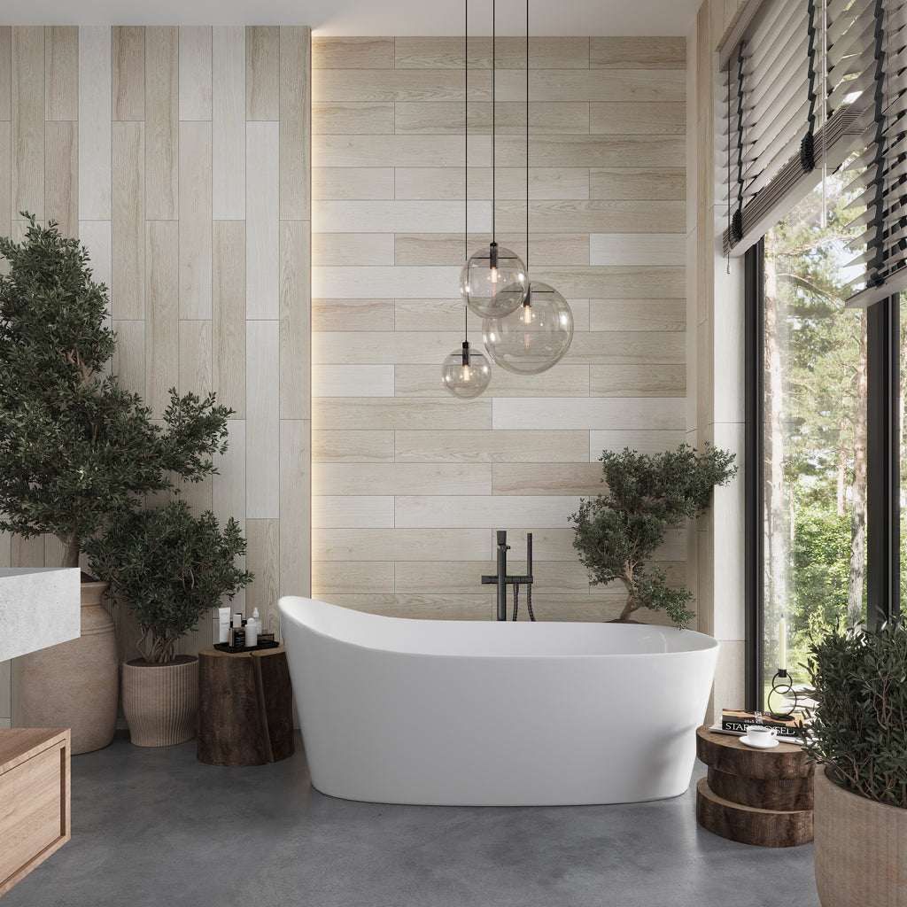 Beige 6x36 Matte Field Porcelain Tile (9 pack, 13.054 sq ft/case)