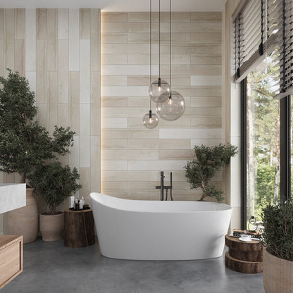 Beige 6x36 Matte Field Porcelain Tile (9 pack, 13.054 sq ft/case)